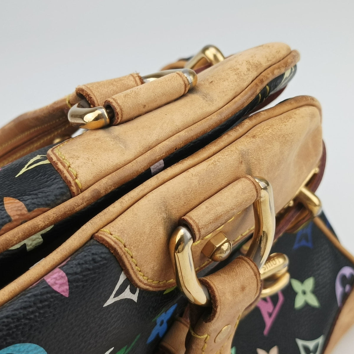 Pre-owned Louis Vuitton Claudia Noir Monogram Multicolore M40194 shoulderbag | stylenewstar