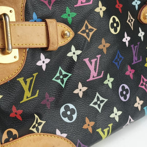 Pre-owned Louis Vuitton Claudia Noir Monogram Multicolore M40194 shoulderbag | stylenewstar