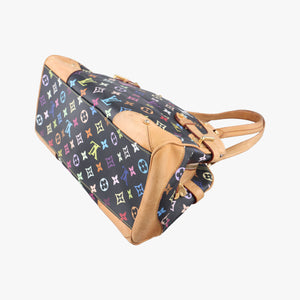 Pre-owned Louis Vuitton Claudia Noir Monogram Multicolore M40194 shoulderbag | stylenewstar