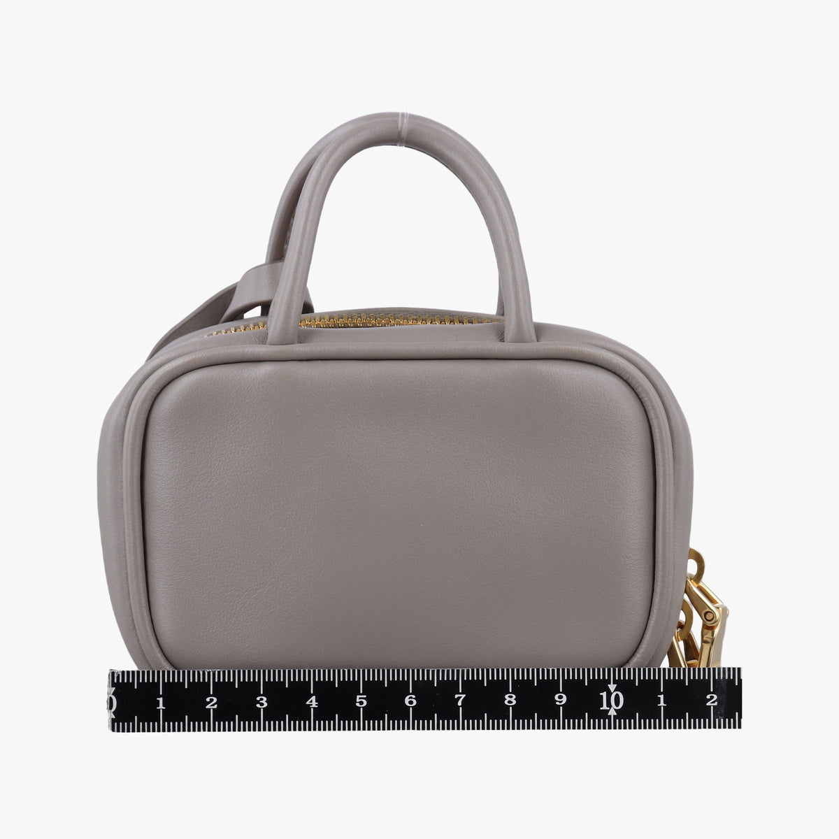 Secondhand Miu Miu Beau Micro Grey Leather  handbag | stylenewstar