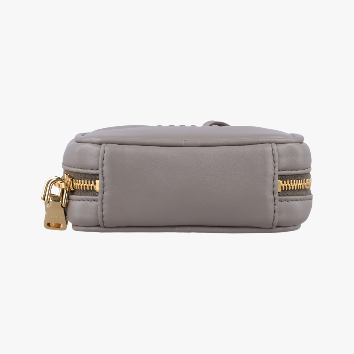 Secondhand Miu Miu Beau Micro Grey Leather  handbag | stylenewstar