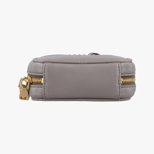 Secondhand Miu Miu Beau Micro Grey Leather  handbag | stylenewstar