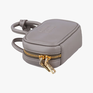 Secondhand Miu Miu Beau Micro Grey Leather  handbag | stylenewstar