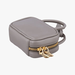 Secondhand Miu Miu Beau Micro Grey Leather  handbag | stylenewstar