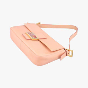 Pre-owned Fendi BAGUETTE Pink Leather 25124 shoulderbag | stylenewstar