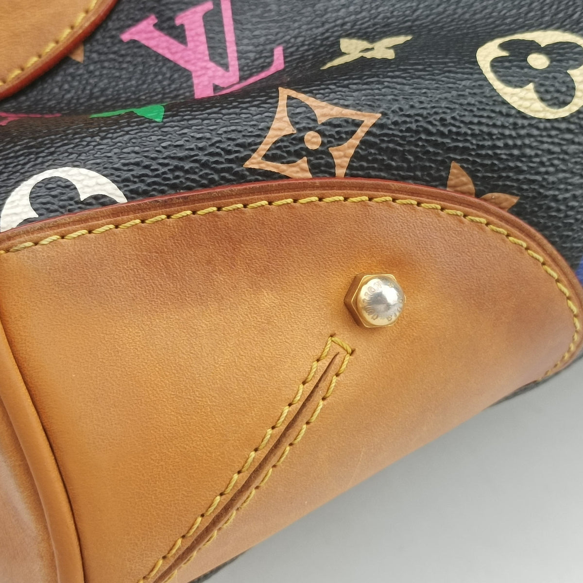 Pre-owned Louis Vuitton Claudia Noir Monogram Multicolore M40194 handbag | stylenewstar