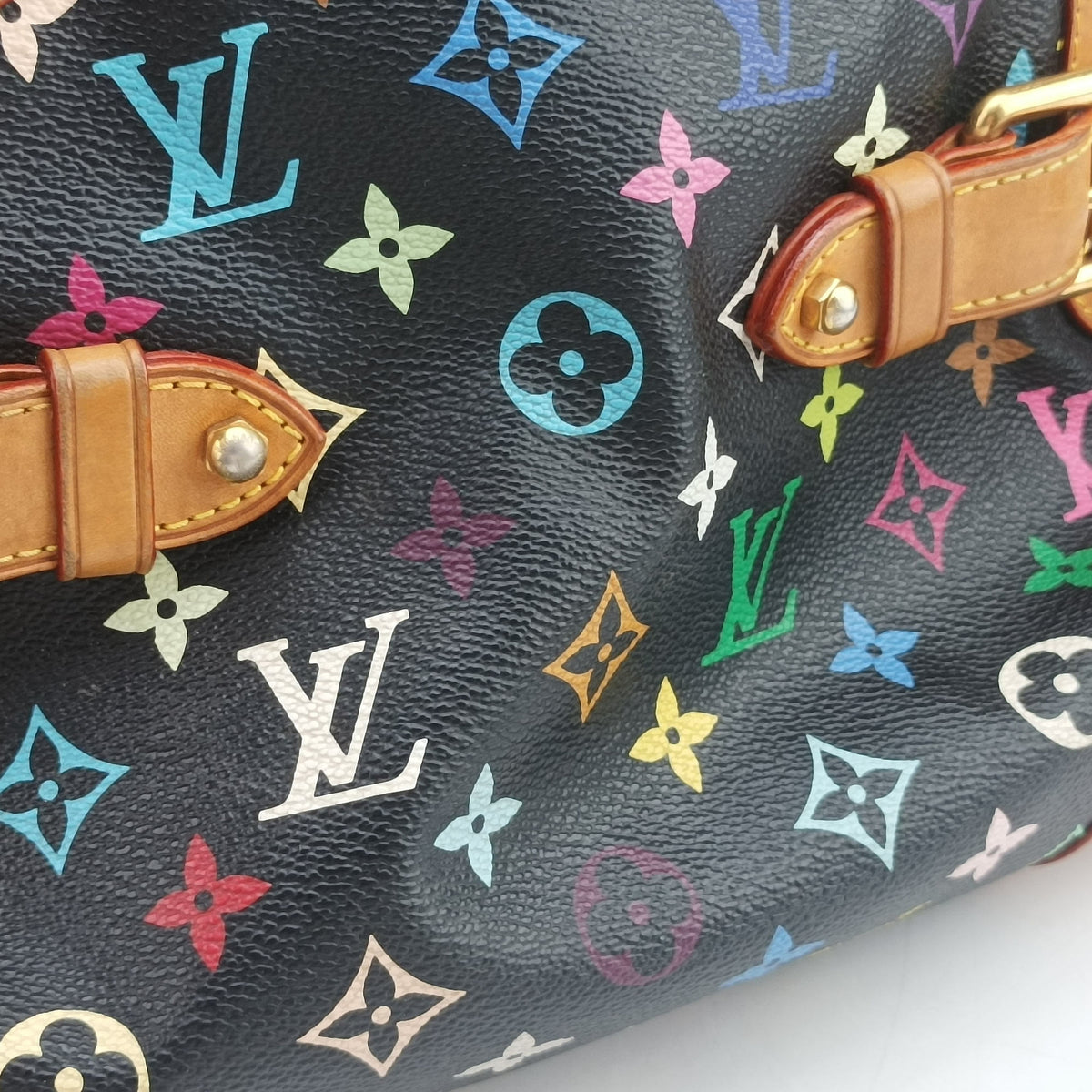 Pre-owned Louis Vuitton Claudia Noir Monogram Multicolore M40194 handbag | stylenewstar