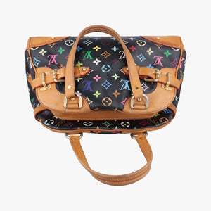 Pre-owned Louis Vuitton Claudia Noir Monogram Multicolore M40194 handbag | stylenewstar