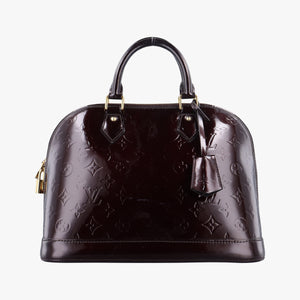 Pre-owned Louis Vuitton Alma PM Amarante Vernis M91691 handbag | stylenewstar