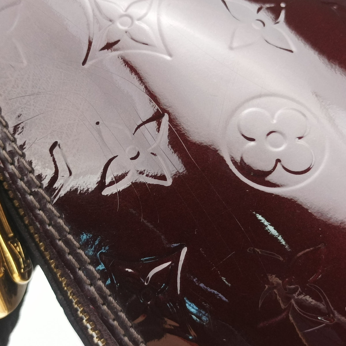 Pre-owned Louis Vuitton Alma PM Amarante Vernis M91691 handbag | stylenewstar