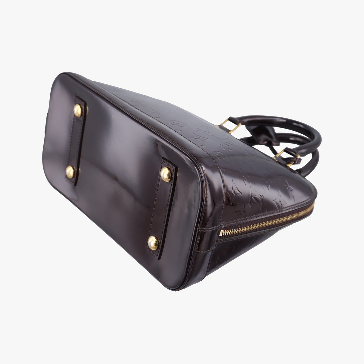 Pre-owned Louis Vuitton Alma PM Amarante Vernis M91691 handbag | stylenewstar