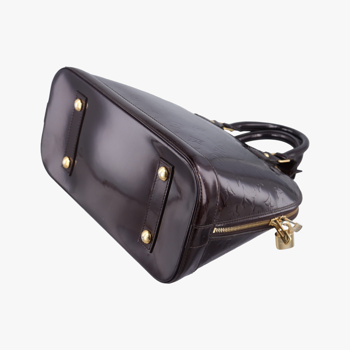 Pre-owned Louis Vuitton Alma PM Amarante Vernis M91691 handbag | stylenewstar