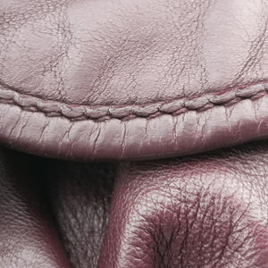 Pre-owned Miu Miu Coffer Matelasse Brown Leather  shoulderbag | stylenewstar