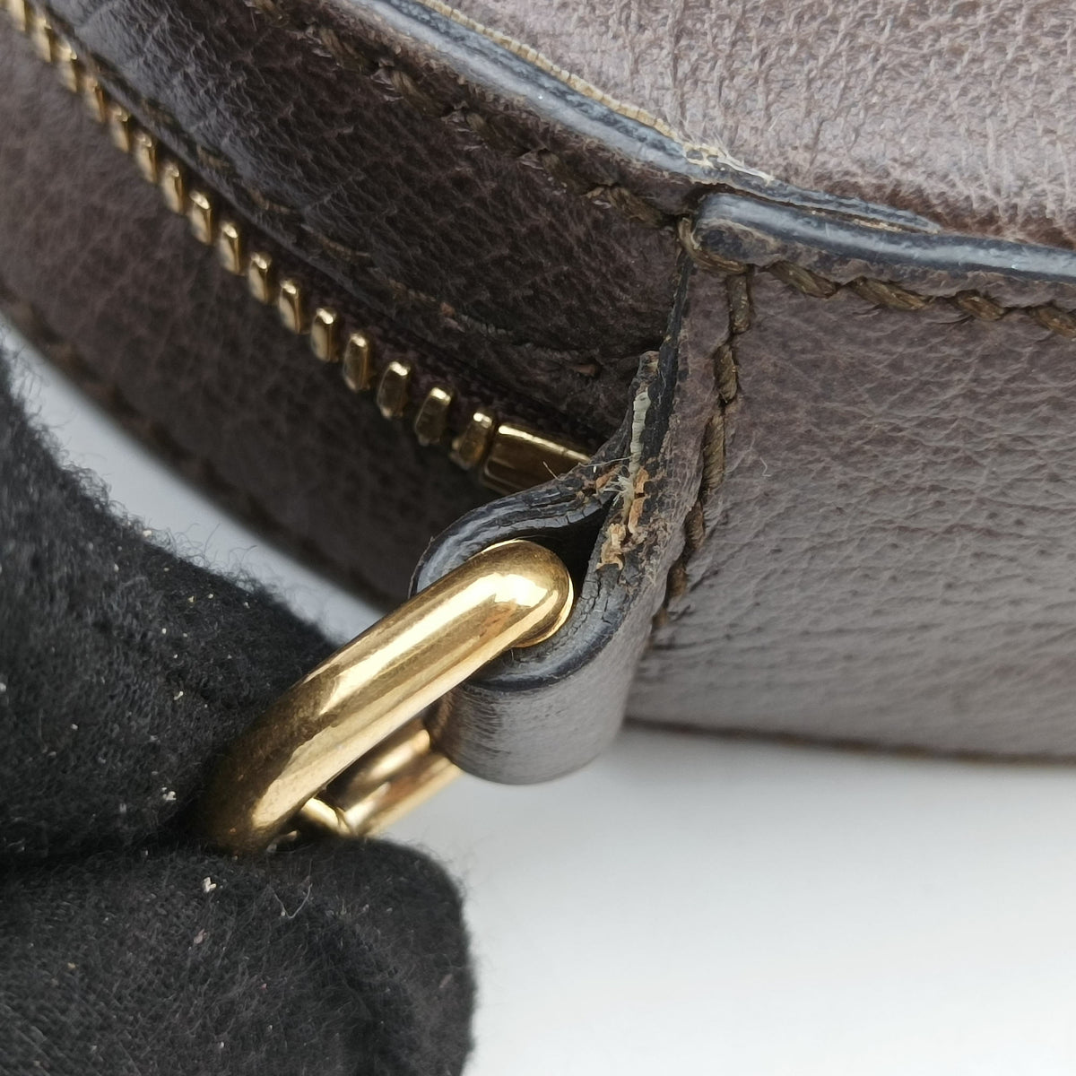 Pre-owned Gucci Ophidia Brown×beige PVC coated canvas×Leather 550618 shoulderbag | stylenewstar