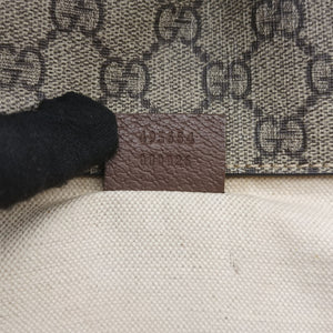 Pre-owned Gucci NEO VINTAGE GG Supreme Beige×Brown PVC coated canvas 495654 crossbodybag | stylenewstar