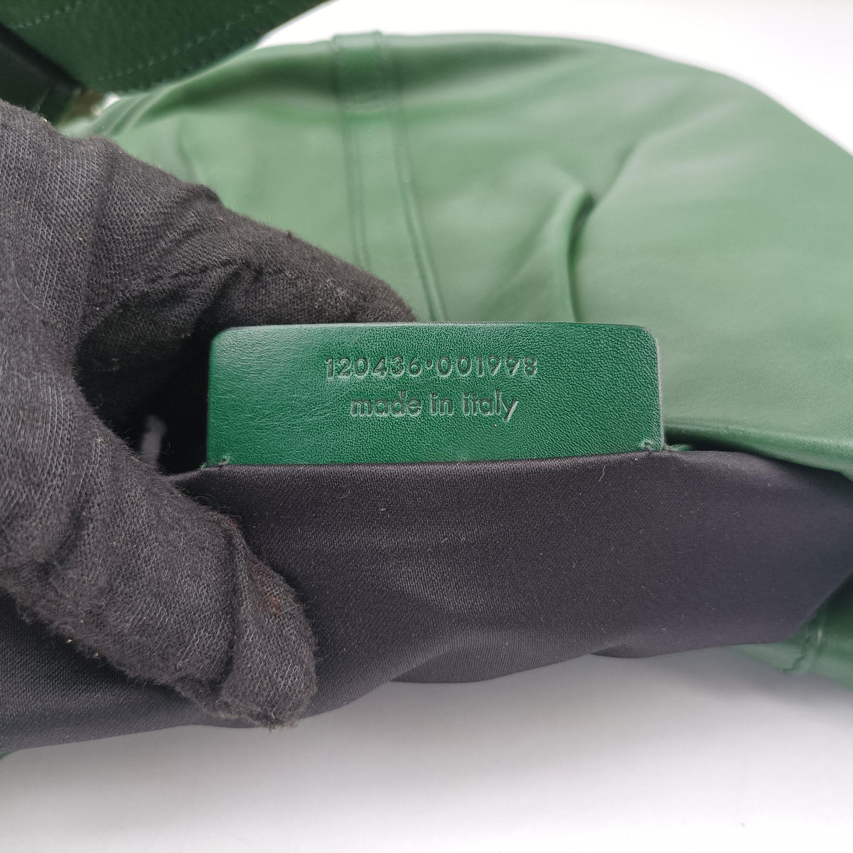 Secondhand Yves Saint Laurent Rive Gauche Green Leather 120436 shoulderbag | stylenewstar