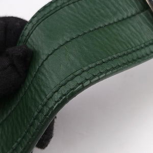 Secondhand Yves Saint Laurent Rive Gauche Green Leather 120436 shoulderbag | stylenewstar