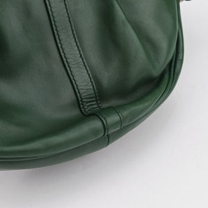 Secondhand Yves Saint Laurent Rive Gauche Green Leather 120436 shoulderbag | stylenewstar