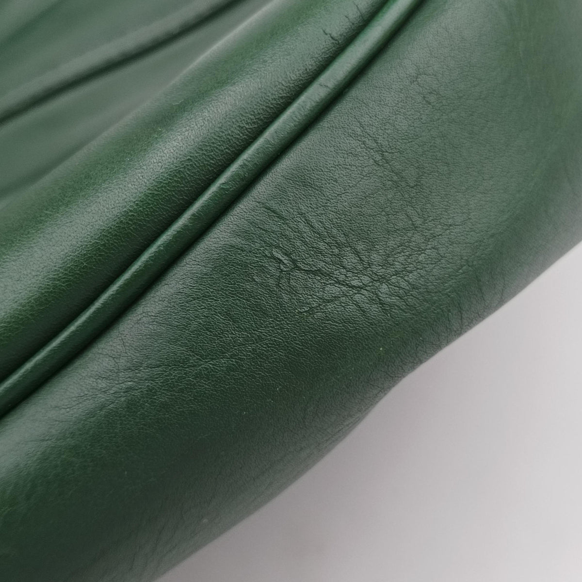 Secondhand Yves Saint Laurent Rive Gauche Green Leather 120436 shoulderbag | stylenewstar