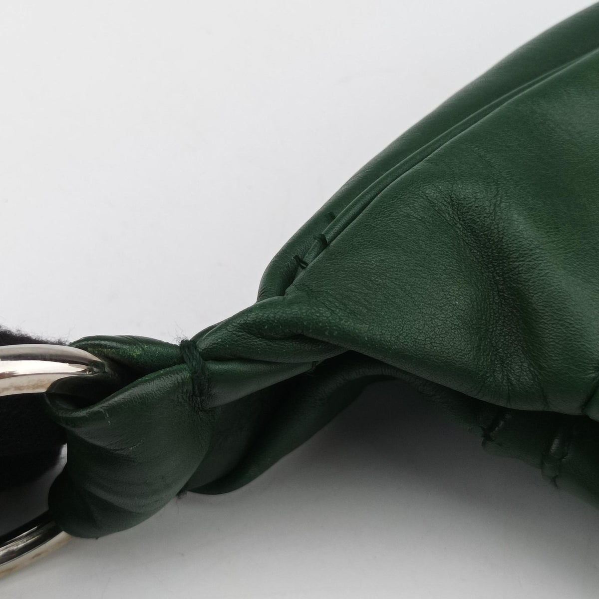 Secondhand Yves Saint Laurent Rive Gauche Green Leather 120436 shoulderbag | stylenewstar
