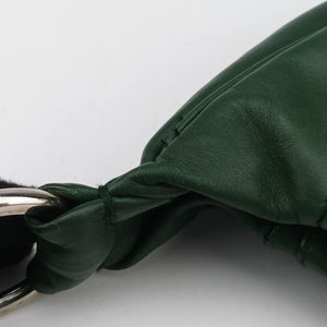 Secondhand Yves Saint Laurent Rive Gauche Green Leather 120436 shoulderbag | stylenewstar