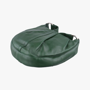 Secondhand Yves Saint Laurent Rive Gauche Green Leather 120436 shoulderbag | stylenewstar
