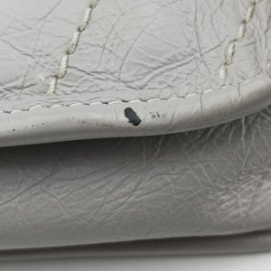 Pre-owned Yves Saint Laurent Niki Grey Leather 583108 shoulderbag | stylenewstar