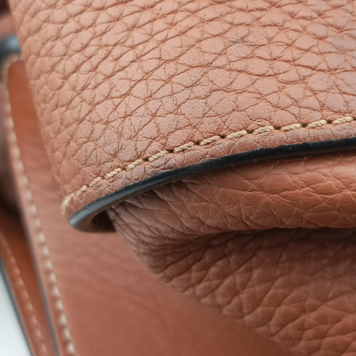 Pre-owned Loewe Hammock Brown Leather  shoulderbag | stylenewstar