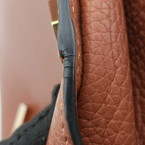 Pre-owned Loewe Hammock Brown Leather  shoulderbag | stylenewstar