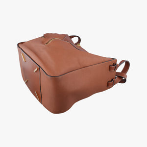 Pre-owned Loewe Hammock Brown Leather  shoulderbag | stylenewstar