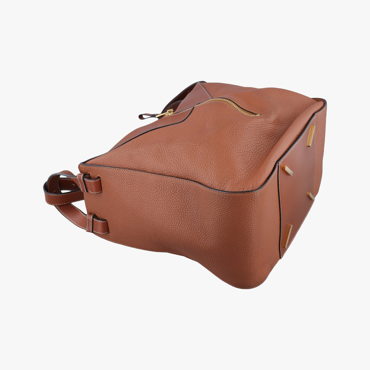 Pre-owned Loewe Hammock Brown Leather  shoulderbag | stylenewstar