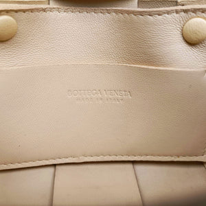 Secondhand Bottega Veneta candy cassette Beige lambskin  shoulderbag | stylenewstar
