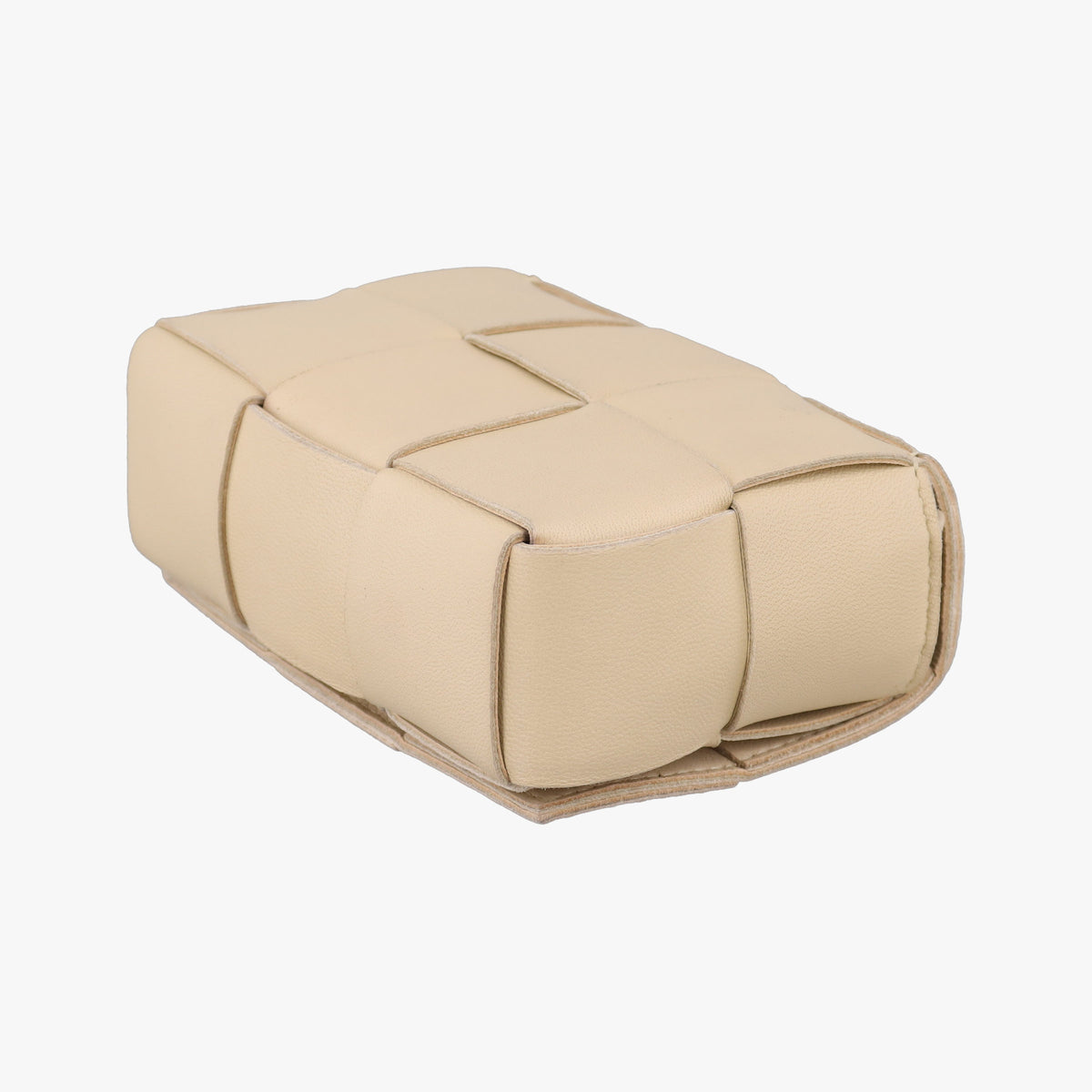Secondhand Bottega Veneta candy cassette Beige lambskin  shoulderbag | stylenewstar