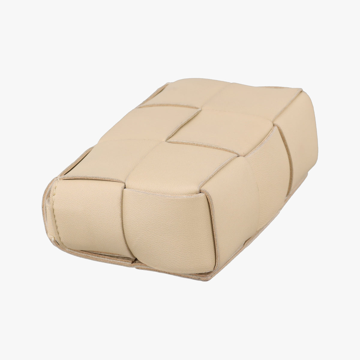 Secondhand Bottega Veneta candy cassette Beige lambskin  shoulderbag | stylenewstar