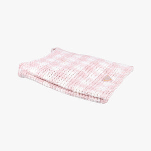 Secondhand Prada Effect Crochet Pink Raffia  shoulderbag | stylenewstar