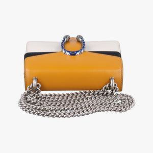 Pre-owned Gucci Dionysus White×Yellow Leather 421970 shoulderbag | stylenewstar
