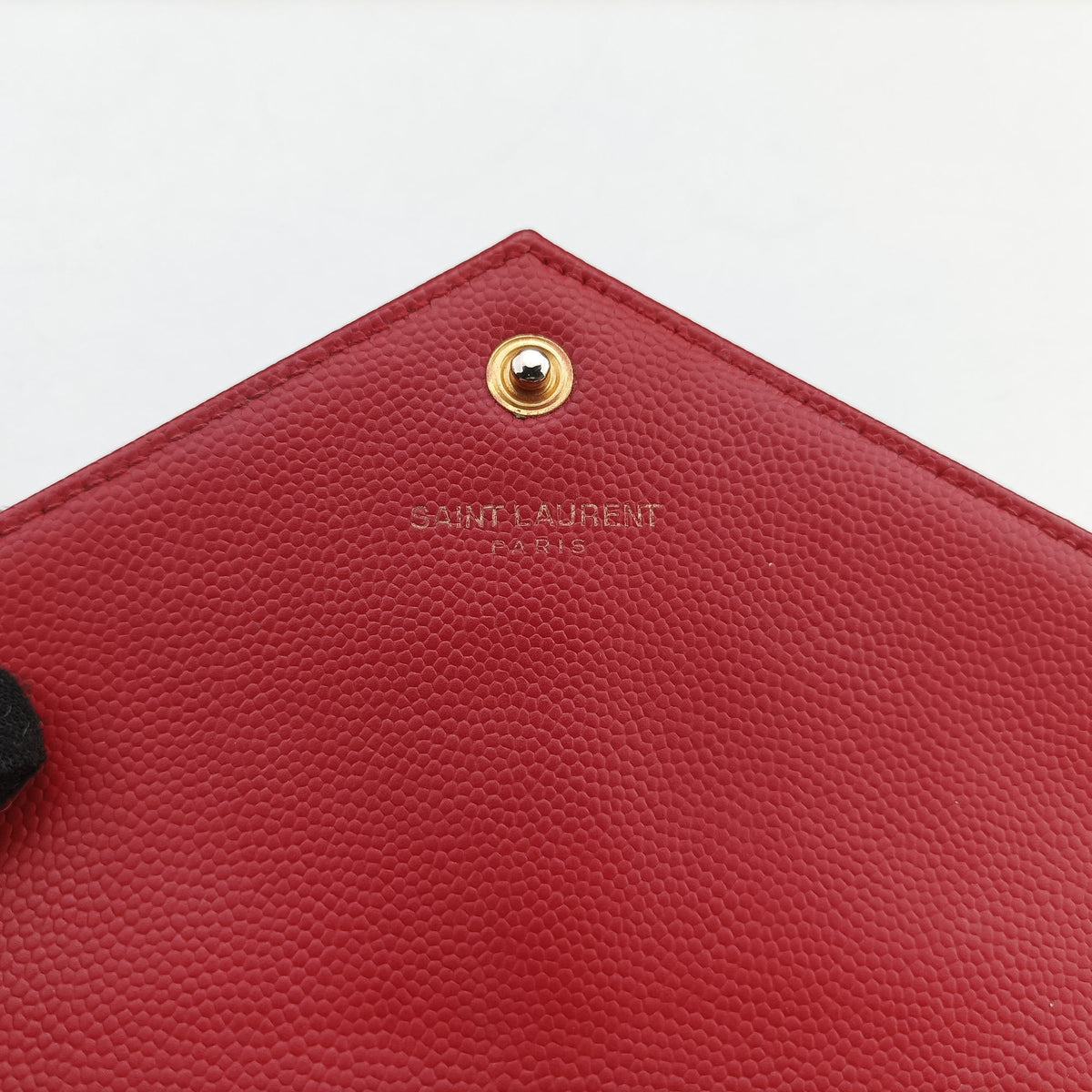 Vintage Yves Saint Laurent MONOGRAM Red Caviar Skin 393953 shoulderbag | stylenewstar