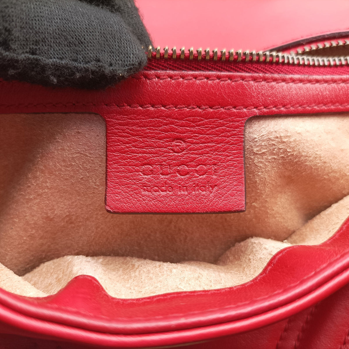 Vintage Gucci GG Marmont Red Leather 443497 shoulderbag | stylenewstar