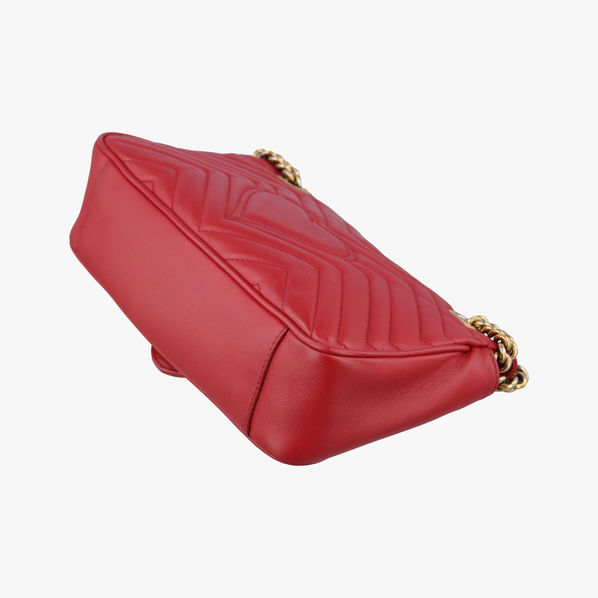 Vintage Gucci GG Marmont Red Leather 443497 shoulderbag | stylenewstar