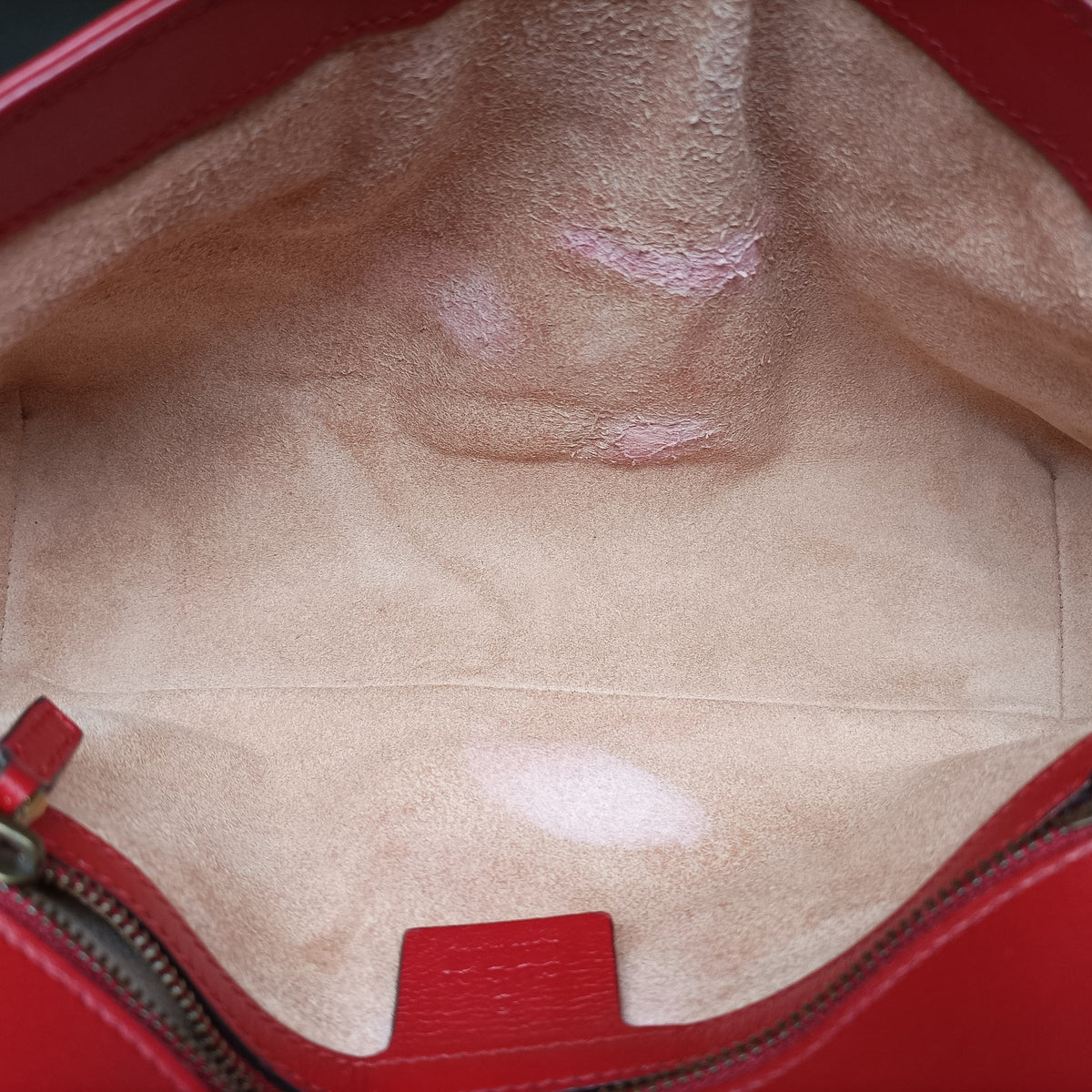 Vintage Gucci GG Marmont Red Leather 443497 shoulderbag | stylenewstar