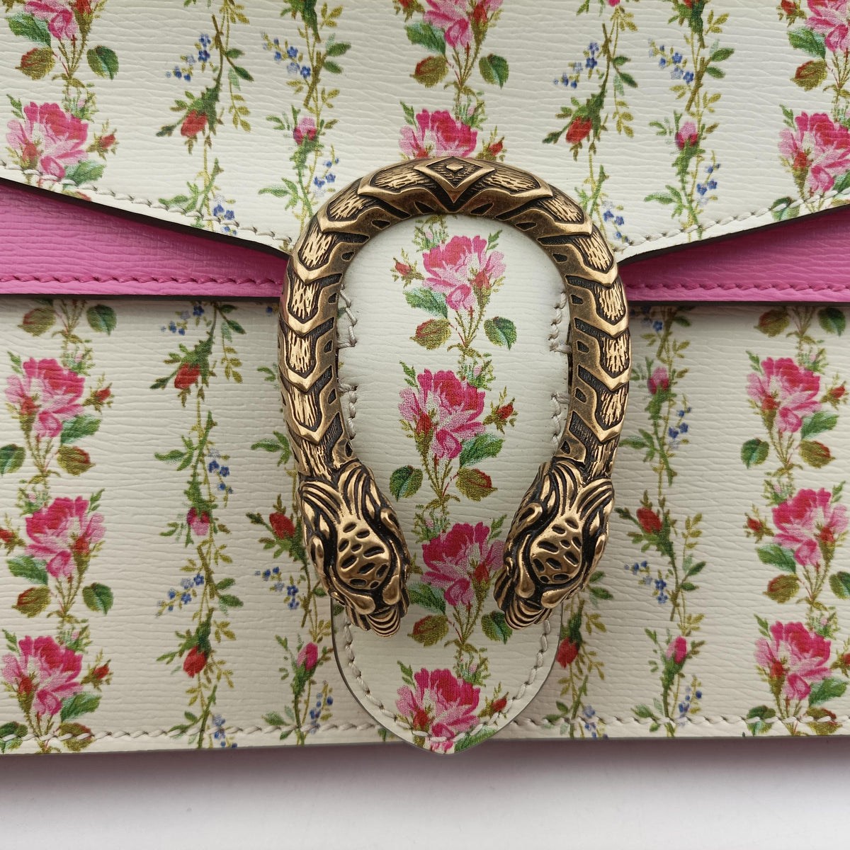 Vintage Gucci Dionysus White×Pink×Multicolour Leather 400249 shoulderbag | stylenewstar