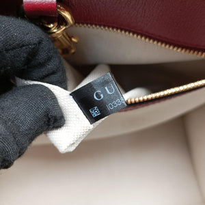 Pre-owned Gucci Fujiko-Pro Doraemon Micro GG Supreme Beige × Red PVC coated canvas 653952 shoulderbag | stylenewstar