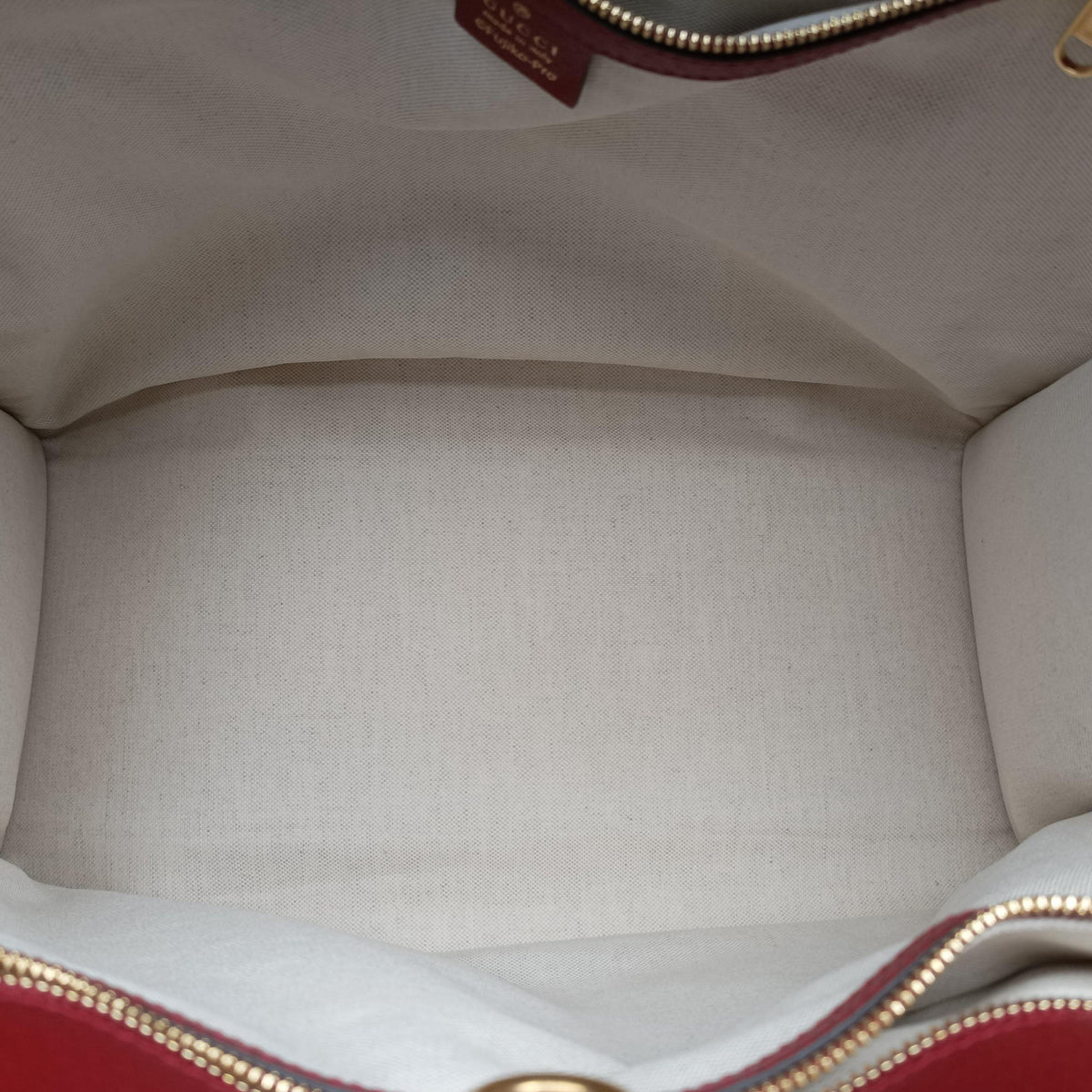 Pre-owned Gucci Fujiko-Pro Doraemon Micro GG Supreme Beige × Red PVC coated canvas 653952 shoulderbag | stylenewstar