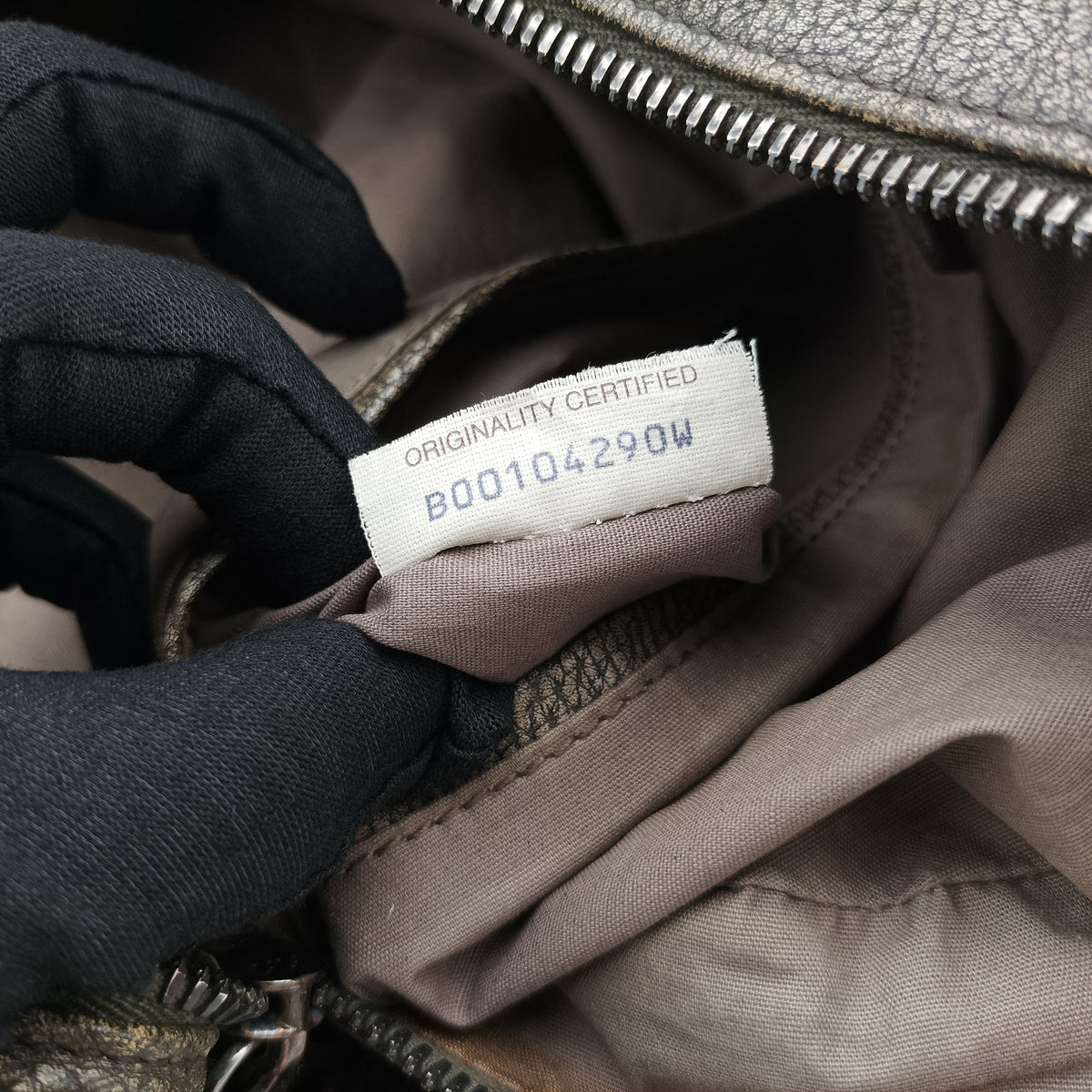 Pre-owned Bottega Veneta Intrecciato Grey lambskin  shoulderbag | stylenewstar