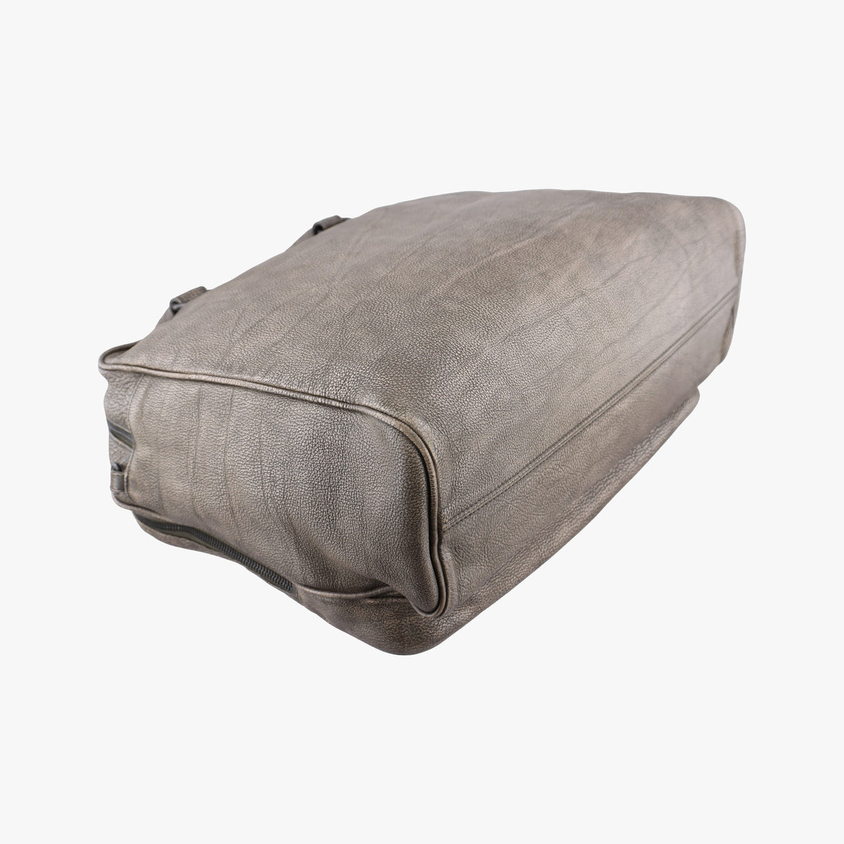 Pre-owned Bottega Veneta Intrecciato Grey lambskin  shoulderbag | stylenewstar
