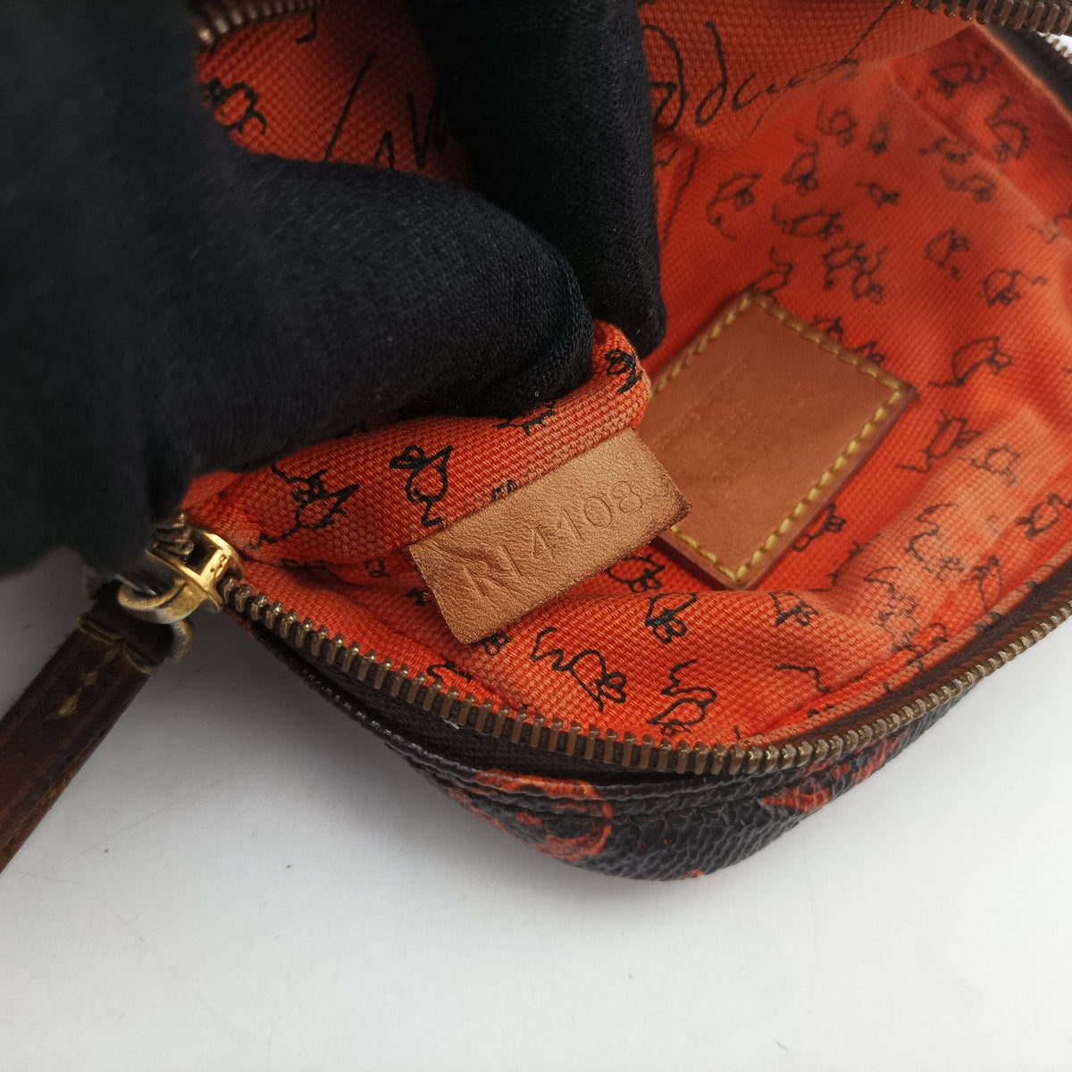 Pre-owned Louis Vuitton Panam Brown Monogram Catogram M44399 shoulderbag | stylenewstar