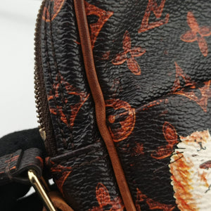 Pre-owned Louis Vuitton Panam Brown Monogram Catogram M44399 shoulderbag | stylenewstar
