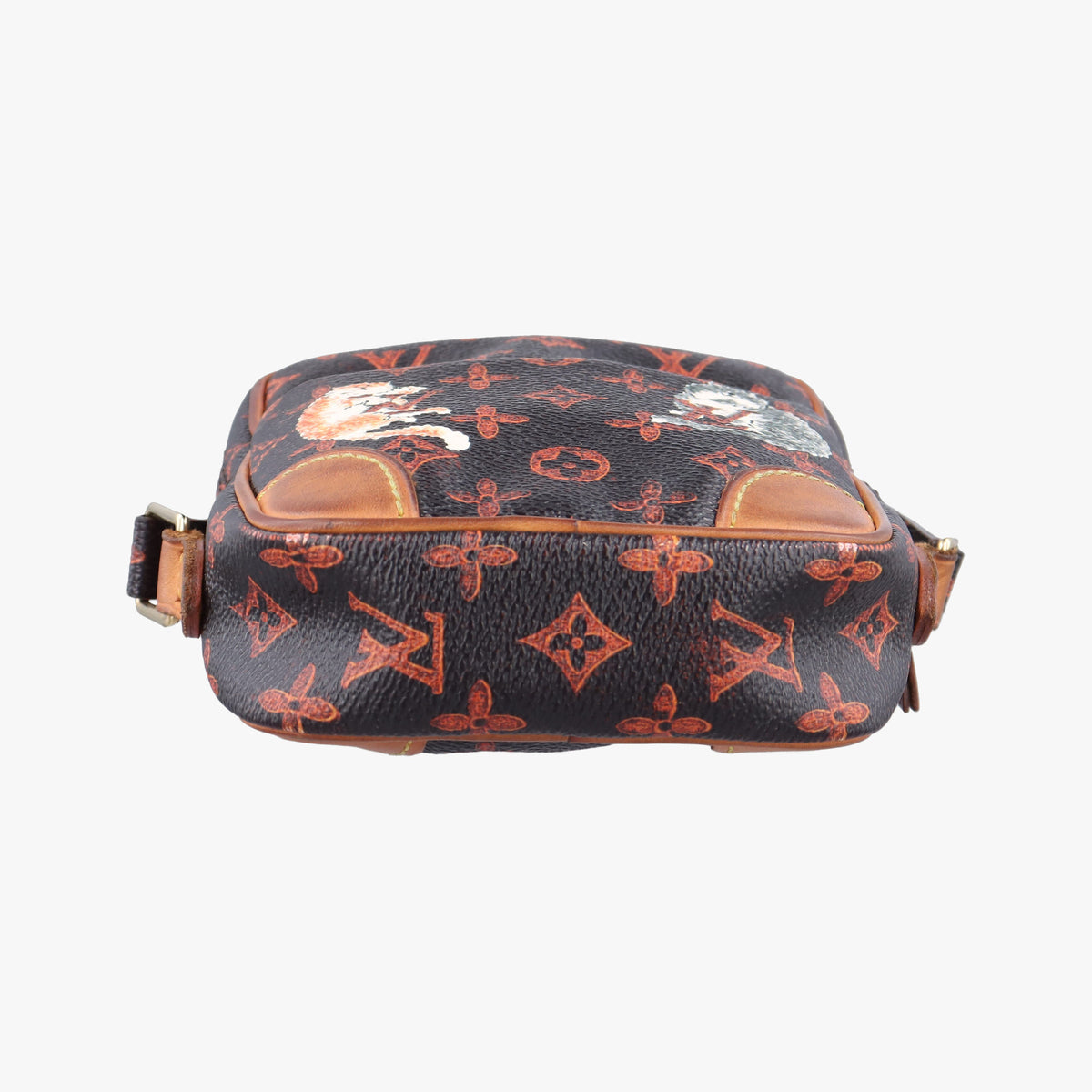 Pre-owned Louis Vuitton Panam Brown Monogram Catogram M44399 shoulderbag | stylenewstar