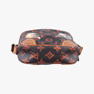 Pre-owned Louis Vuitton Panam Brown Monogram Catogram M44399 shoulderbag | stylenewstar
