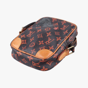 Pre-owned Louis Vuitton Panam Brown Monogram Catogram M44399 shoulderbag | stylenewstar